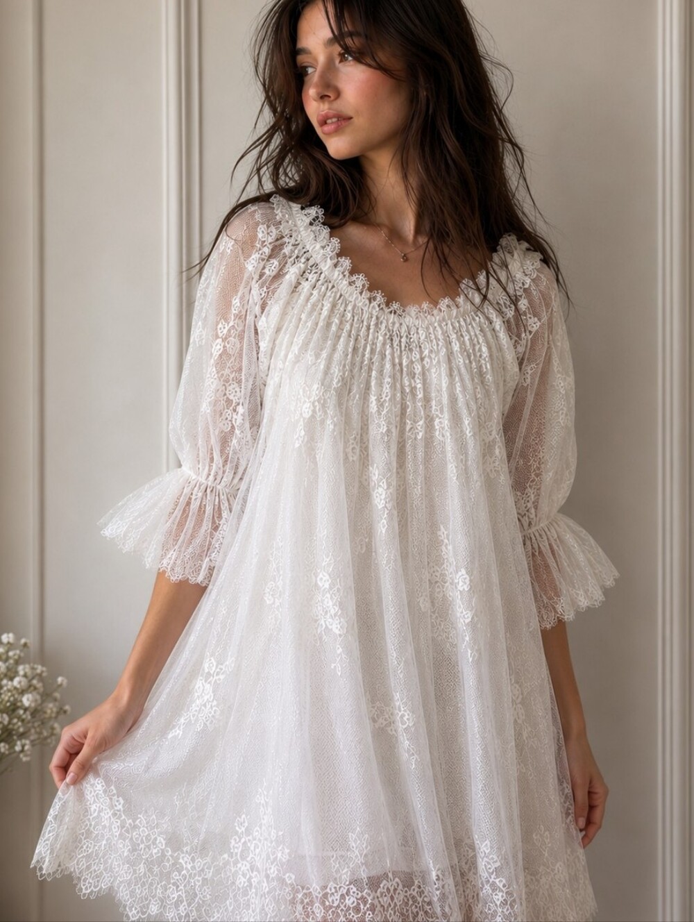 Gemy Maalouf Short Ethereal Wedding Fairytale Romantic Whimsical Dress NEW 6